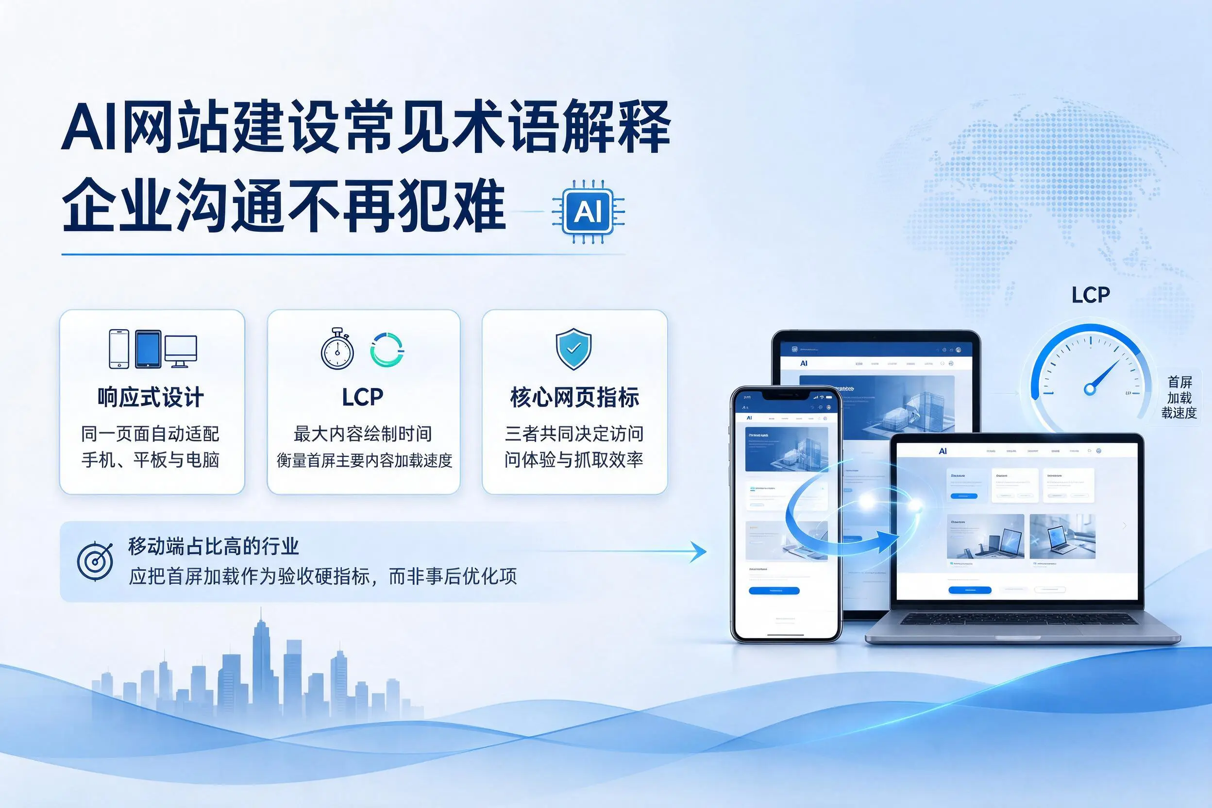 AI网站建设常见术语解释，儋州企业沟通不再犯难