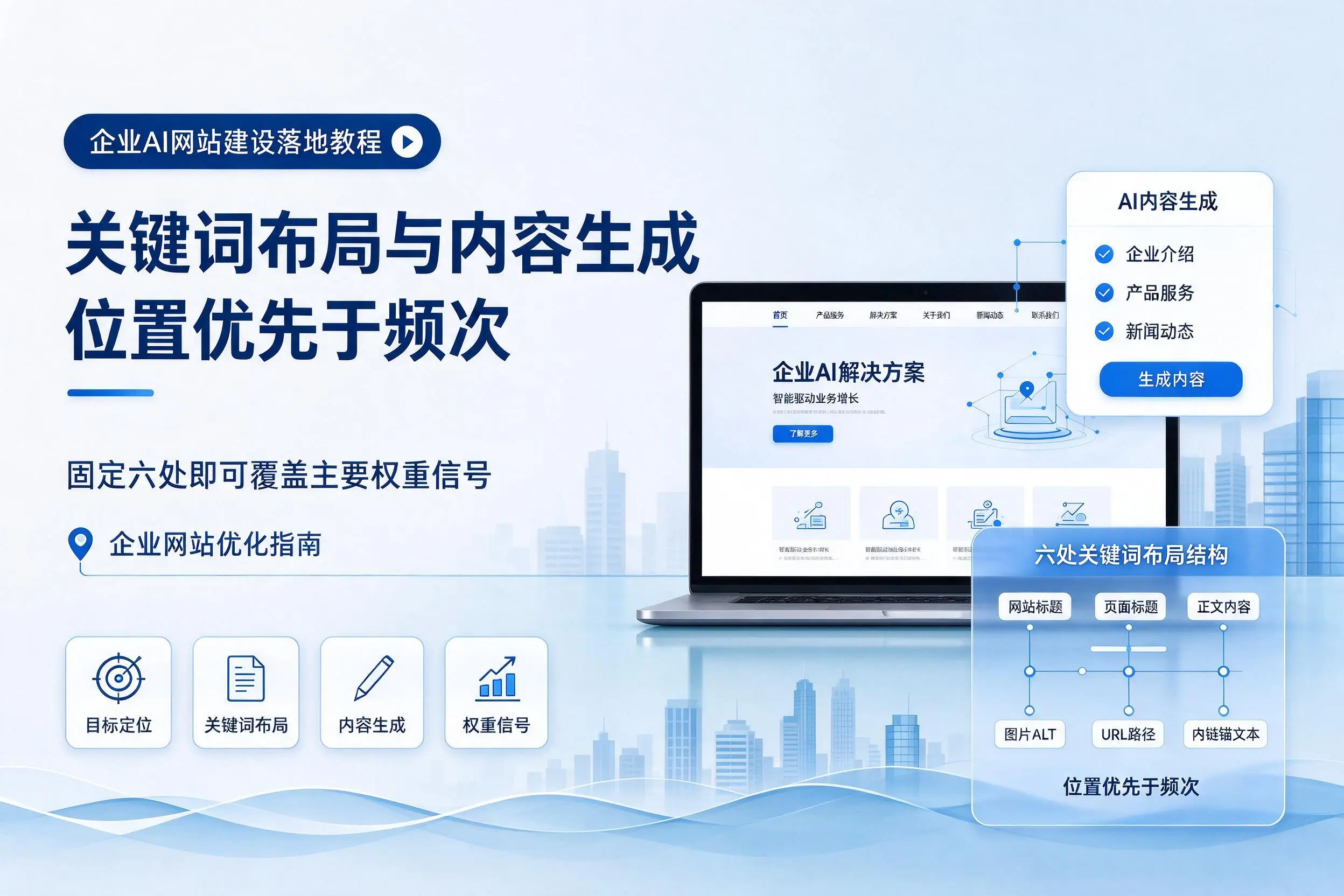 儋州企业AI网站建设落地教程:关键词布局与内容生成
