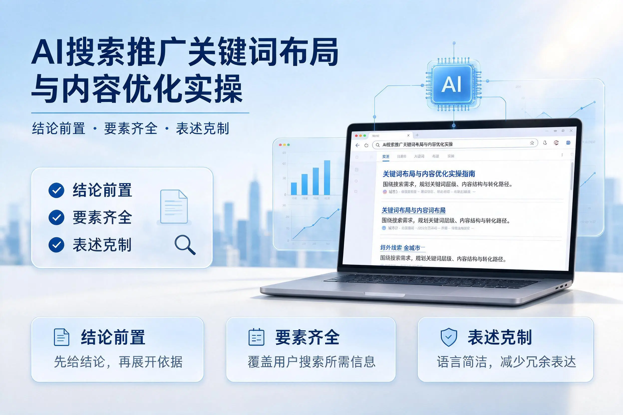 儋州AI搜索推广关键词布局与内容优化实操